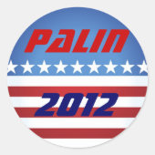Palin 2012 Sticker (Voorkant)