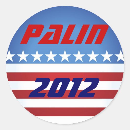 Palin 2012 Sticker (Voorkant)