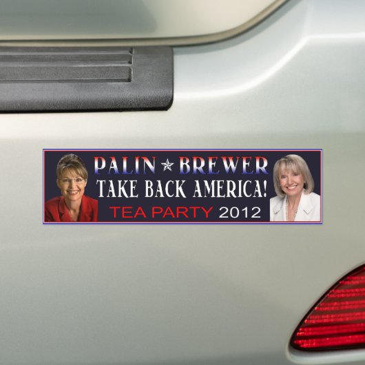 Palin Brewer 2012 Bumpersticker (Op auto)