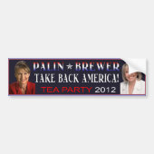 Palin Brewer 2012 Bumpersticker (Voorkant)