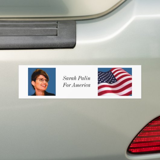 Palin Bumpersticker (Op auto)