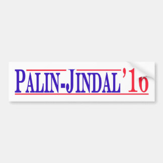 Palin - Jindal 2016! Bumpersticker