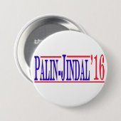 Palin-Jindal 2016! Ronde Button 7,6 Cm (Voorkant /achterkant)