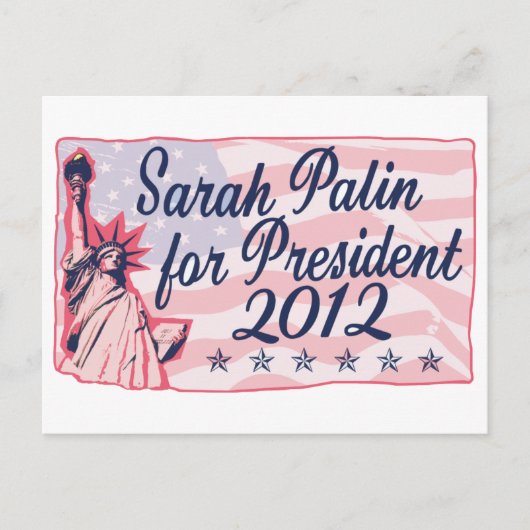 Palin Lady Liberty Briefkaart (Voorkant)