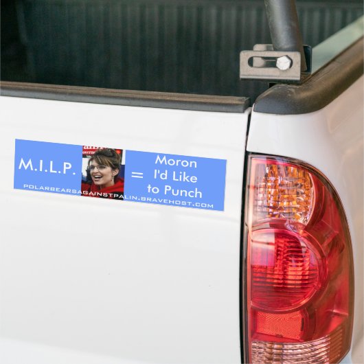 Palin M.I.L.P Bumpersticker (Op Truck)