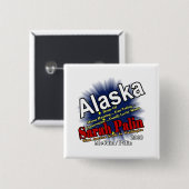 Palin Moose Hunting Mama Vierkante Button 5,1 Cm (Voorkant /achterkant)