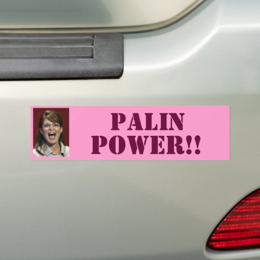Palin Power! -Bumpersticker Bumpersticker (Op auto)
