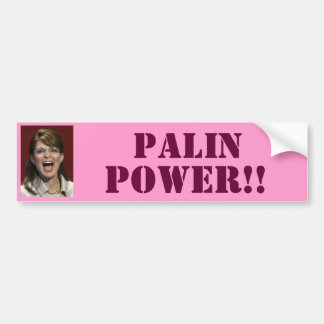 Palin Power! -Bumpersticker Bumpersticker