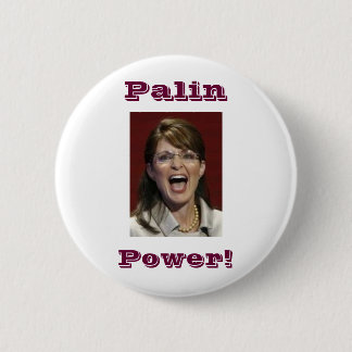 Palin Power. -knop Ronde Button 5,7 Cm