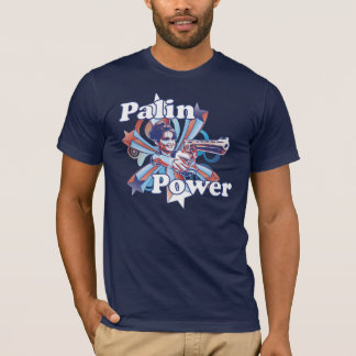 Palin Power Navy T-shirt