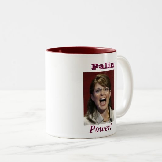 Palin Power. - Sarah Palin mok (Voorkant rechts)