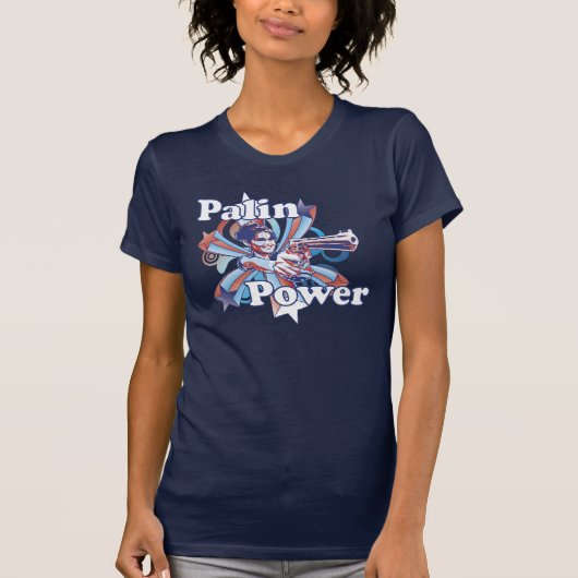 Palin Power Woman's Shirt (Voorkant)