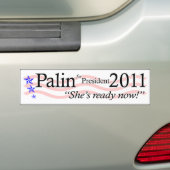 Palin voor President 2011 Bumpersticker (Op auto)