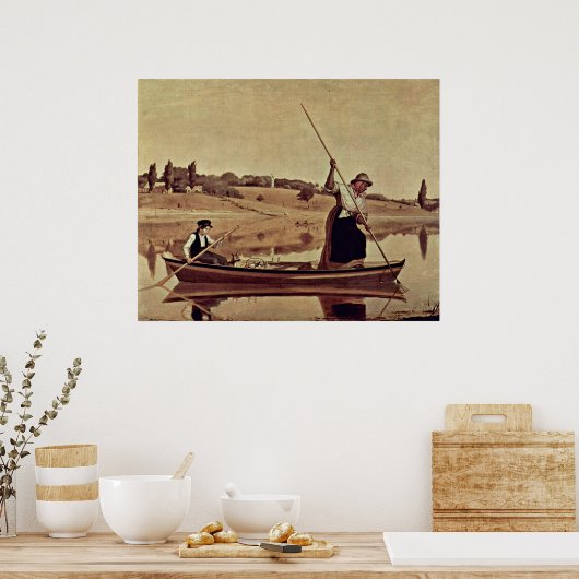 paling in Setauket door William Sidney Mount Poster (Keuken)