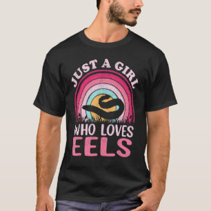 Paling Vis Vintage Retro Gewoon Een Meisje Dat Van T-shirt