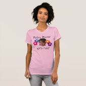 palingkracht met bloemen t-shirt (Voorkant volledig)