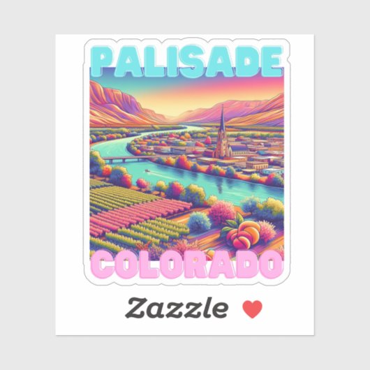 Palisade Colorado Sticker (Vel)