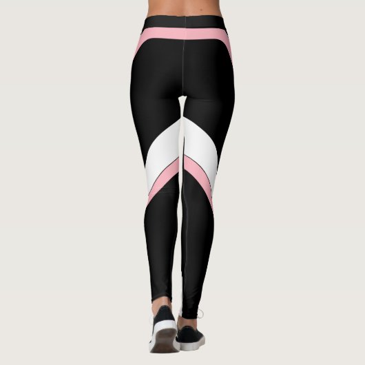 Palisade Design Friendly Pink Ribbon Flow Leggings (Achterkant)