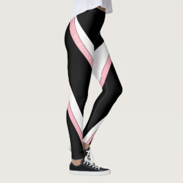 Palisade Design Friendly Pink Ribbon Flow Leggings