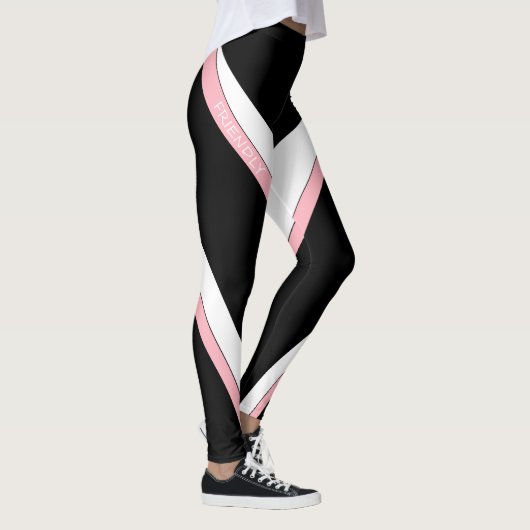 Palisade Design Friendly Pink Ribbon Flow Leggings (Rechts)