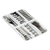 Palisade design uit 'Theorie en Praktijk van Gar' Magneet (Rechterzijde)