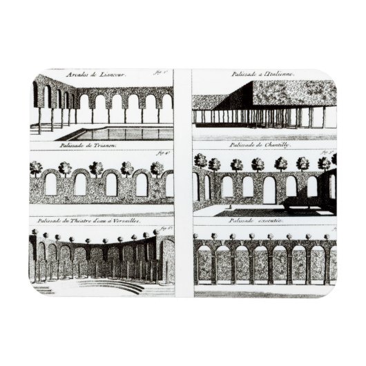 Palisade design uit 'Theorie en Praktijk van Gar' Magneet (Horizontaal)
