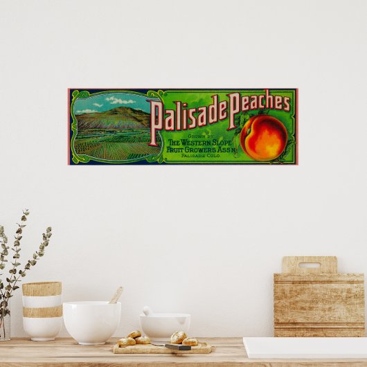 Palisade-etiket Poster (Keuken)
