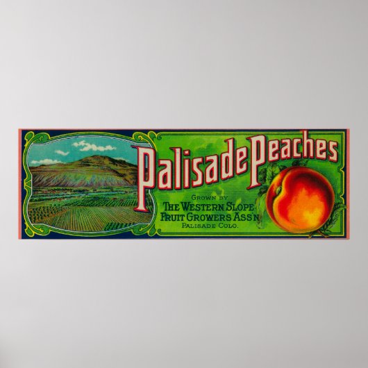 Palisade-etiket Poster (Voorkant)