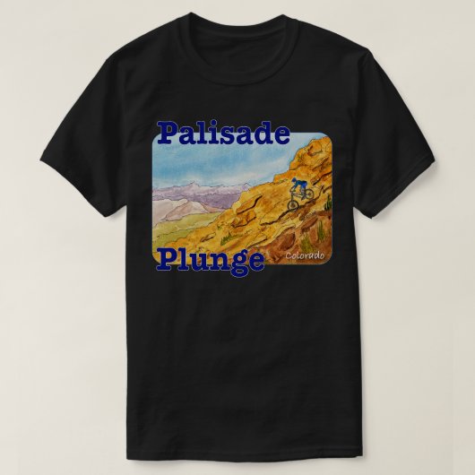 Palisade Plunge Colorado T-shirt (Design voorkant)