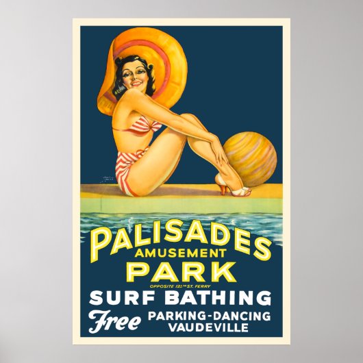 Palisades Amusement Park -  Poster 1937 (Voorkant)
