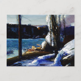 Palisades in Winter George Bellows Briefkaart