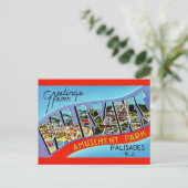 Palisades NJ Groeten Ansichtkaart Briefkaart (Staand voorkant)