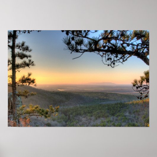 Palisades Overlook, Petit Jean State park Arkansas Poster (Voorkant)