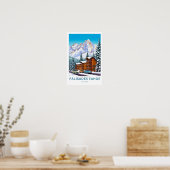 Palisades Tahoe California Travel Print (Keuken)