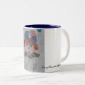 Pallacito cute Mug Tweekleurige Koffiemok (Voorkant rechts)
