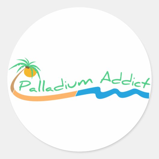 Palladium verslaafde Stickers (Voorkant)