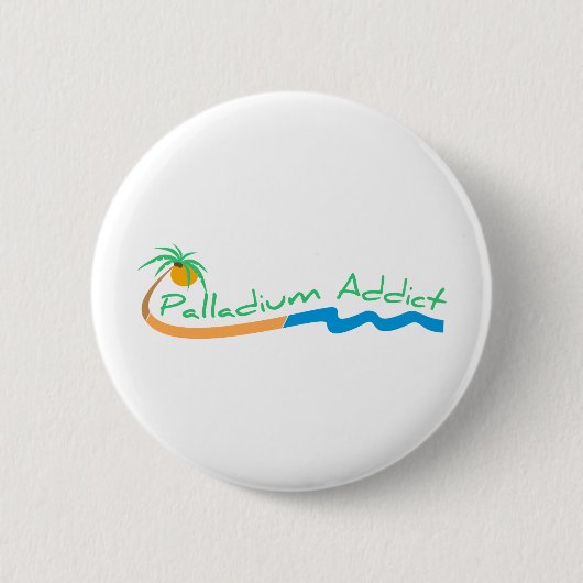 palladiumaddictlogo ronde button 5,7 cm (Voorkant)