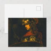 Pallas Athena 1657, ingediend door Rembrandt Harme Briefkaart (Voorkant / Achterkant)