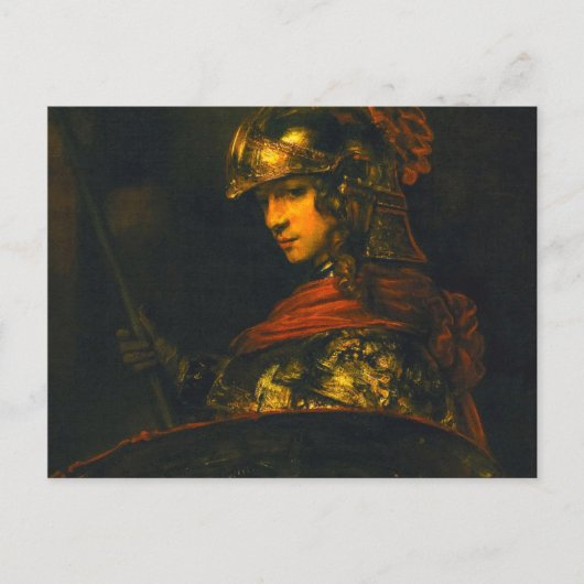 Pallas Athena 1657, ingediend door Rembrandt Harme Briefkaart (Voorkant)