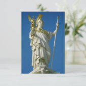 Pallas Athena, de godin van de waarheid Kaart (Staand voorkant)