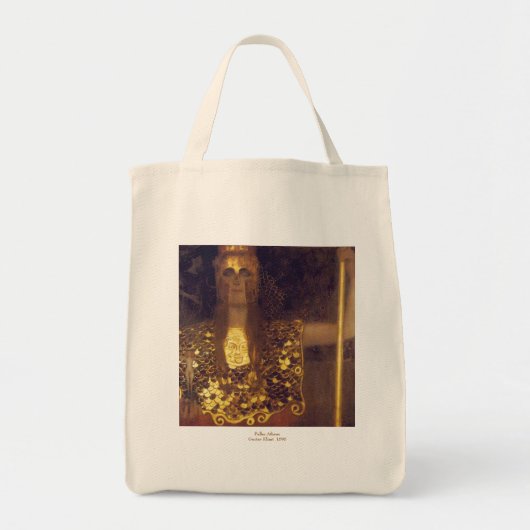 Pallas Athena door Gustav Klimt Tote Bag (Voorkant)