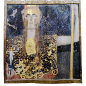 Pallas Athena, George Klimt & Gustav Klimt Douchegordijn (Voorkant)