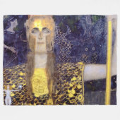 Pallas Athena, Gustav Klimt Fleece Deken (Voorkant (Horizontaal))
