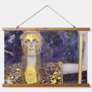 Pallas Athena, Gustav Klimt Hangend Wandkleed