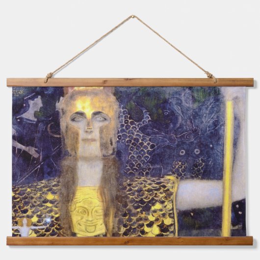 Pallas Athena, Gustav Klimt Hangend Wandkleed (Voorkant)