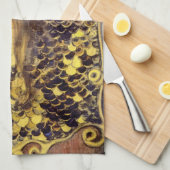 Pallas Athena, Gustav Klimt Theedoek (Quarter Fold)