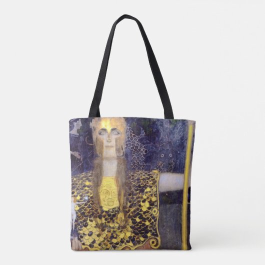 Pallas Athena, Gustav Klimt Tote Bag (Achterkant)