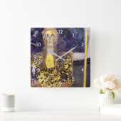Pallas Athena, Gustav Klimt Vierkante Klok (Huis)