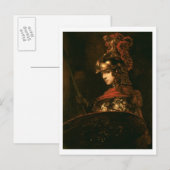 Pallas Athena of, gepantserd, 1664-65 Briefkaart (Voorkant / Achterkant)
