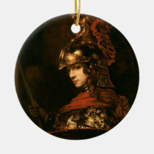 Pallas Athena of, gepantserd, 1664-65 Keramisch Ornament